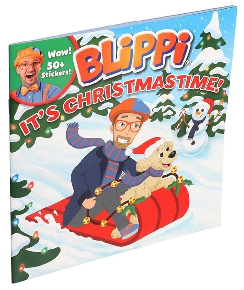 Blippi: Its Christmastime! [With Stickers] (Paperback)