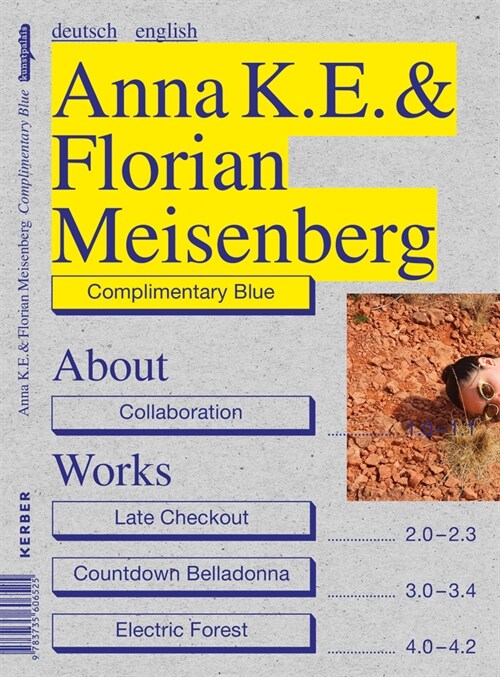 Anna K.E. & Florian Meisenberg: Complimentary Blue (Paperback)