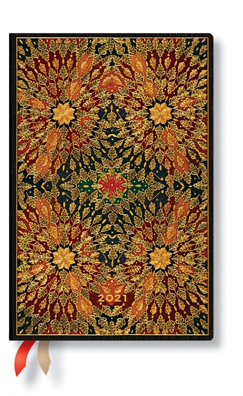 Paperblanks 2021 Fire Flowers Mini 12-Month (Other)