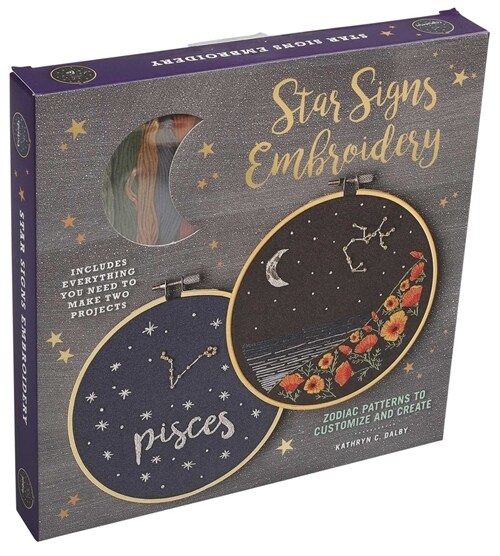 Star Signs Embroidery: Zodiac Patterns to Customize and Create (Paperback)