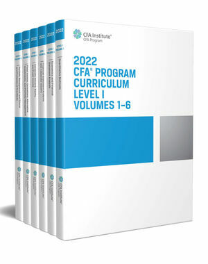 2022 CFA Program Curriculum Level I Box Set (Paperback)