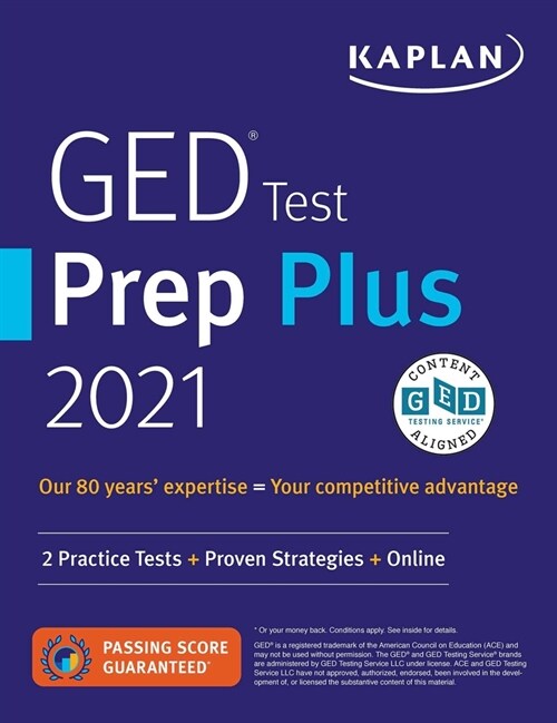 GED Test Prep Plus 2021: 2 Practice Tests + Proven Strategies + Online (Paperback, Revised, Revise)