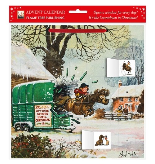 Norman Thelwell: Pony Cavalcade Advent Calendar (with stickers) (Calendar, New ed)