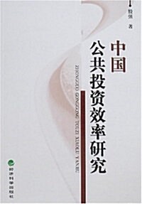 中國公共投资效率硏究 (第1版, 平裝)