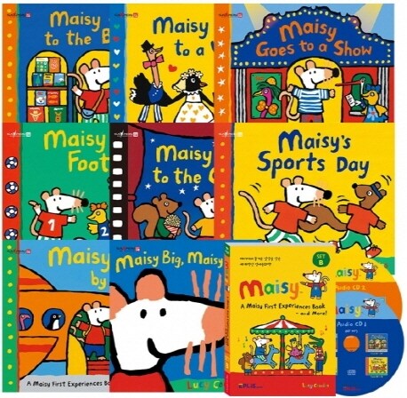[세이펜] 메이지 영어그림책 8종 세트B : A Maisy First Experiences Book and More! (Paperback 8권 (세이펜 기능/영어활동 페이지) + Audio CD 2장, 세이펜 에디션)
