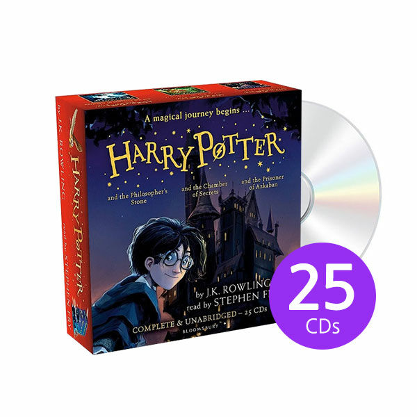 해리포터 1~3권 오디오 세트 Harry Potter Books 1-3: Audio Collection (Audio CD 25장, 책 미포함)