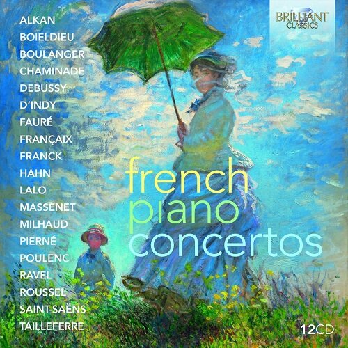 [수입] 프랑스 작곡가들의 피아노 협주곡과 독주곡집 [12CD]
