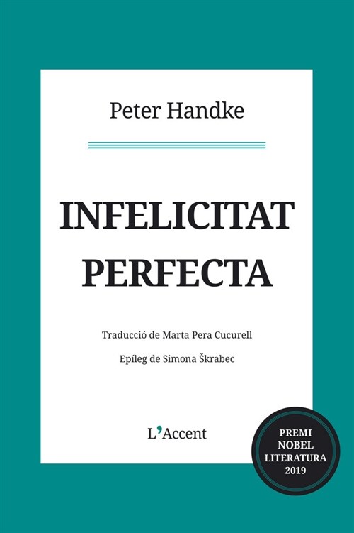 INFELICITAT PERFECTA (Other Book Format)