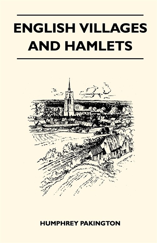 English Villages And Hamlets (Paperback)