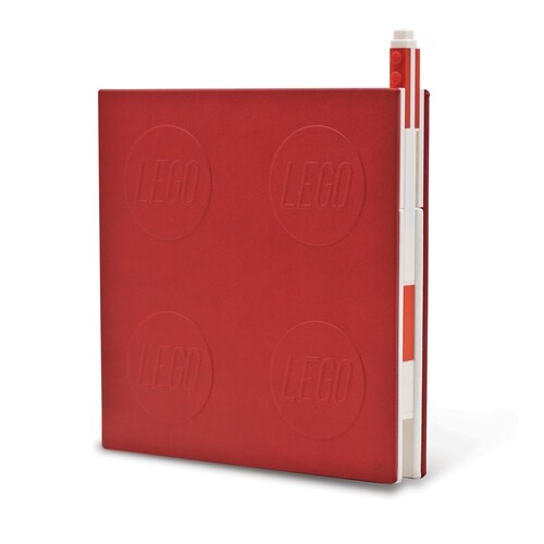 Lego 2.0 Locking Notebook with Gel Pen - Red (Other)