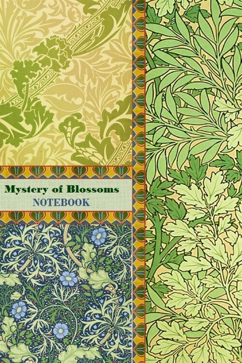 Mystery of Blossoms NOTEBOOK [ruled Notebook/Journal/Diary to write in, 60 sheets, Medium Size (A5) 6x9 inches] (Paperback)