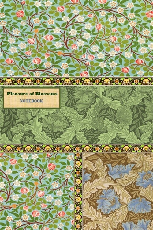 Pleasure of Blossoms NOTEBOOK [ruled Notebook/Journal/Diary to write in, 60 sheets, Medium Size (A5) 6x9 inches] (Paperback)