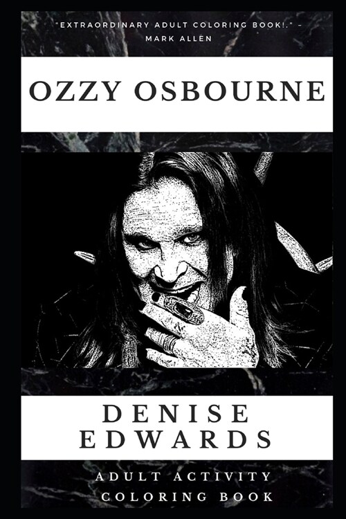 Ozzy Osbourne Adult Activity Coloring Book (Paperback)