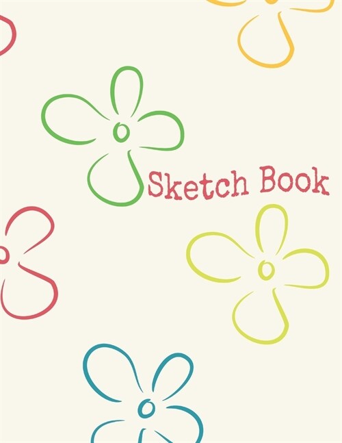 Sketch Book: Flower Doodles (Paperback)