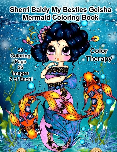 Sherri Baldy My Besties Geisha Mermaid Coloring Book (Paperback)