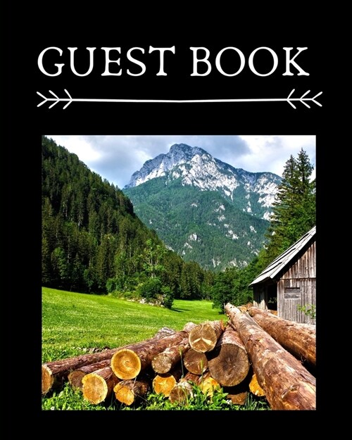 Guest Book: 8x10 Guest Book for Airbnb, bed and breakfast, home away, hotel hosts, great for guest to leave comments, perfect addi (Paperback)