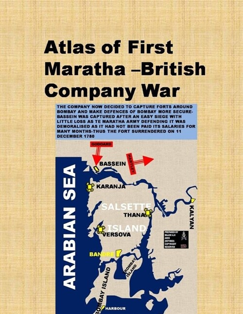 Atlas of First Maratha -British Company War (Paperback)