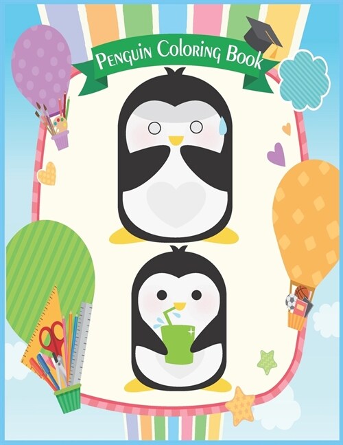 Penguin Coloring Book: All Ages Coloring Book with Beautiful Penguin Designs (Animal Books) (Paperback)