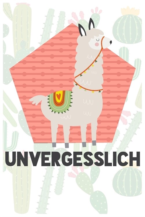 Unvergesslich: Diskretes Passwort Buch mit Register zum Verwalten und Organisieren von Internet Zugangsdaten - Mit s廻er Lama Illustr (Paperback)