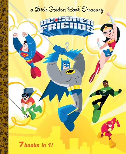 DC Super Friends Little Golden Book Treasury (DC Super Friends) (Hardcover)