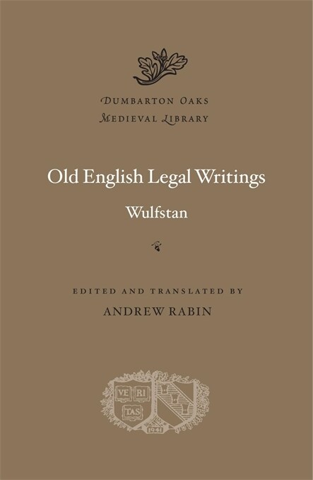 Old English Legal Writings (Hardcover)