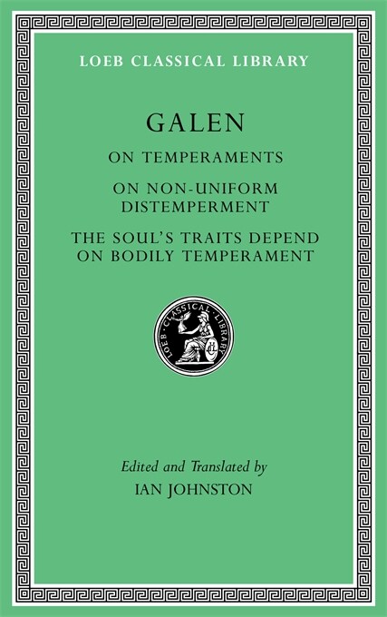 On Temperaments. on Non-Uniform Distemperment. the Souls Traits Depend on Bodily Temperament (Hardcover)