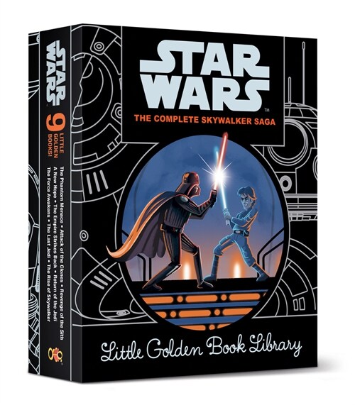 The Complete Skywalker Saga: Little Golden Book Library (Star Wars) (Boxed Set)