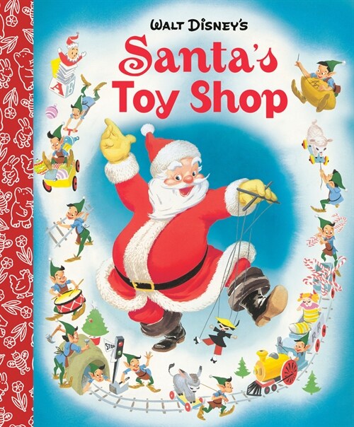 Santas Toy Shop Little Golden Board Book (Disney Classic) (Board Books)