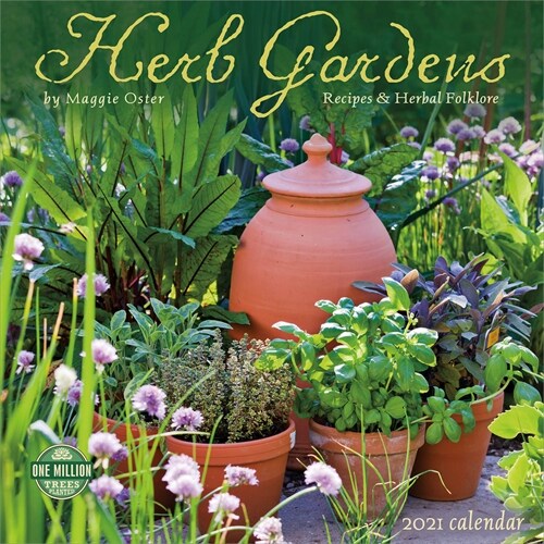 Herb Gardens 2021 Wall Calendar: Recipes & Herbal Folklore (Wall)