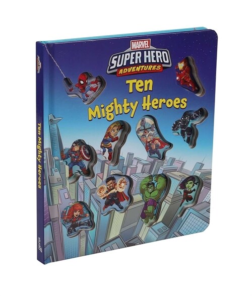 Marvels Super Hero Adventures: Ten Mighty Heroes (Board Books)