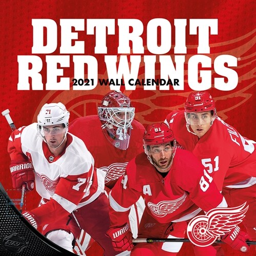 Detroit Red Wings 2021 12x12 Team Wall Calendar (Wall)