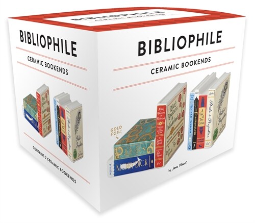 Bibliophile Ceramic Bookends (Other)