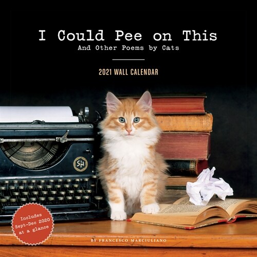 I Could Pee on This 2021 Wall Calendar: (funny Cat Calendar, Monthly Calendar with Hilarious Kitty Pictures and Poems) (Wall)