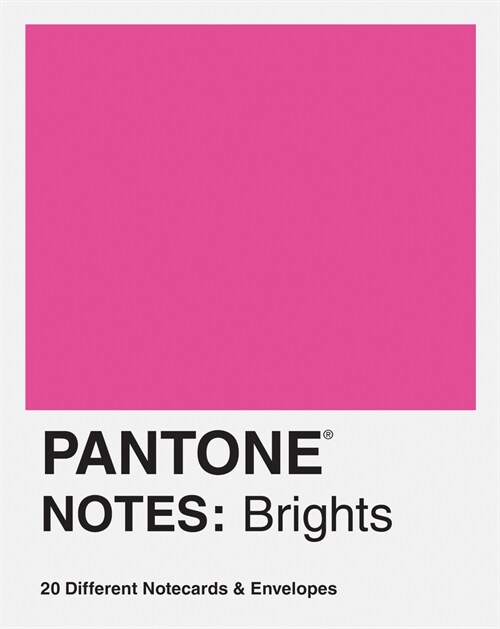 Pantone Notes: Brights: 20 Different Notecards & Envelopes (Other)