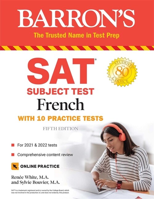 SAT Subject Test French: With 10 Practice Tests (Paperback, 5)