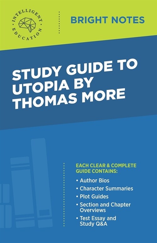 Study Guide to Utopia by Thomas More (Paperback, 3)