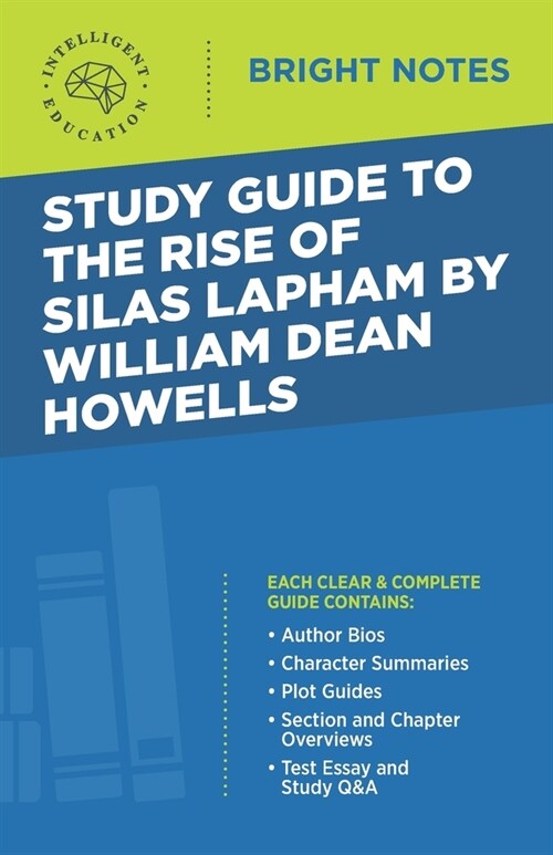 Study Guide to The Rise of Silas Lapham by William Dean Howells (Paperback, 3)