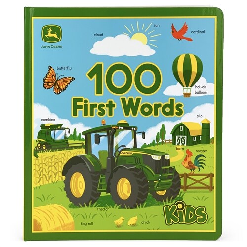 John Deere Kids 100 First Words (Board Books)