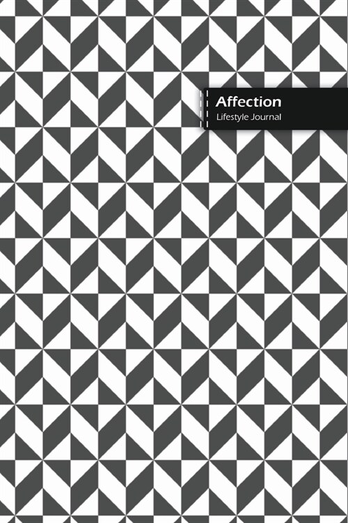 Affection Lifestyle Journal, Blank Write-in Notebook, Dotted Lines, Wide Ruled, Size (A5) 6 x 9 In (Gray) (Paperback)