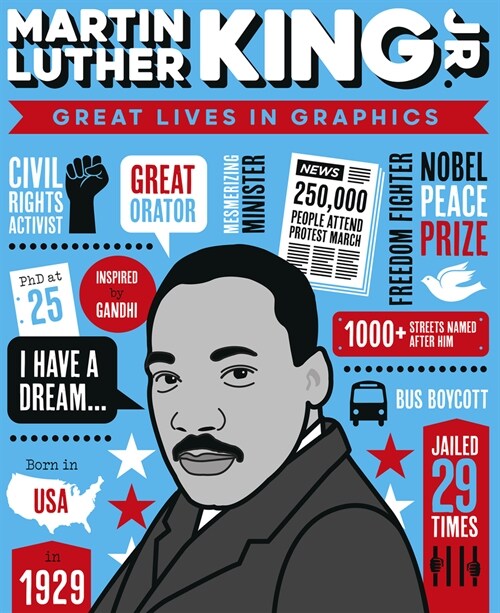 Great Lives in Graphics: Martin Luther King (Hardcover)