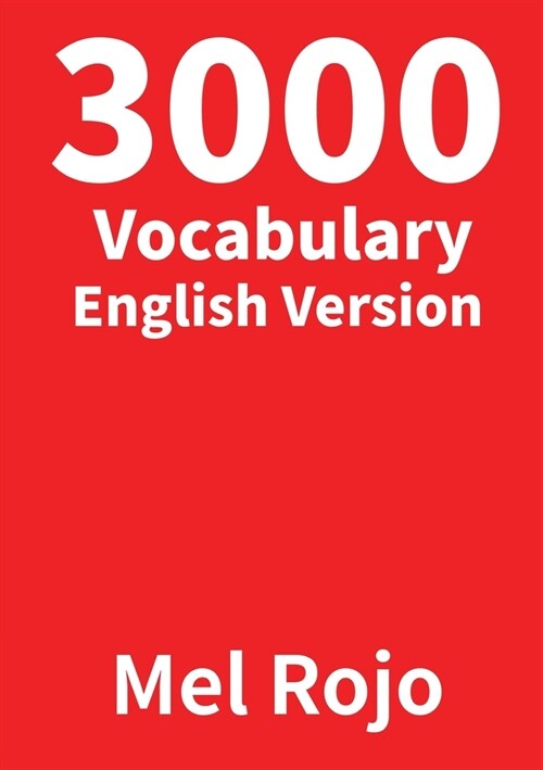 3000 Vocabulary English Version (Paperback)