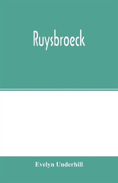 Ruysbroeck (Paperback)