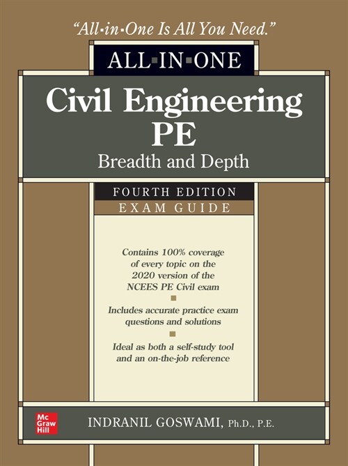 Civil Engineering Pe All-In-One Exam Guide: Breadth and Depth, Fourth Edition (Hardcover, 4)