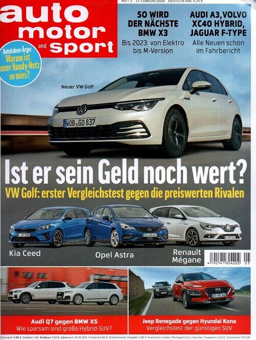 Auto Motor + Sport (격주간 독일판): 2020년 02월 13일