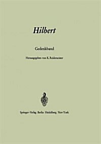 Hilbert: Gedenkband (Paperback, Softcover Repri)