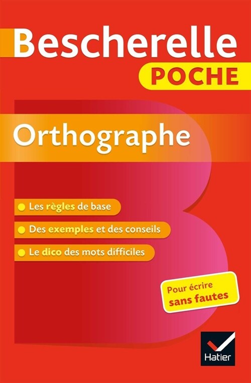 BESCHERELLE POCHE ORTHOGRAPHE (Book)