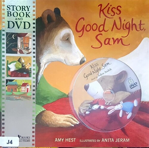 [중고] Kiss Good Night, Sam [Storybook & DVD]