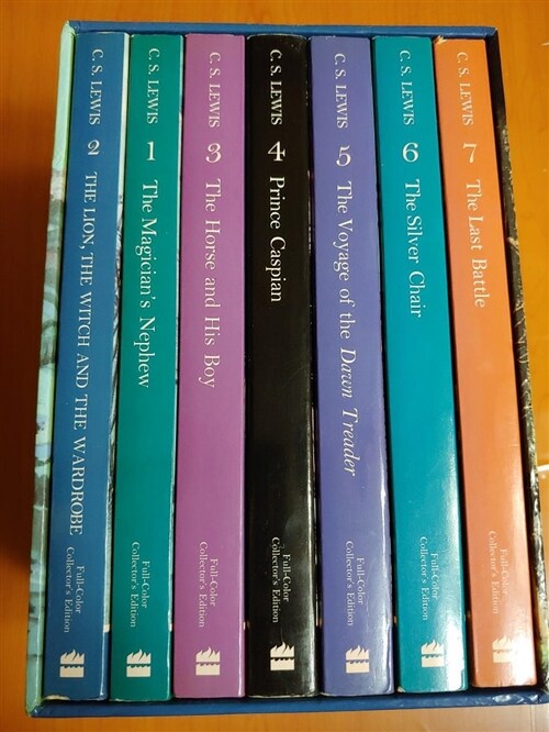 [중고] The Chronicles of Narnia Full-Color Box Set: 7 Books in 1 Box Set (Paperback 7권)
