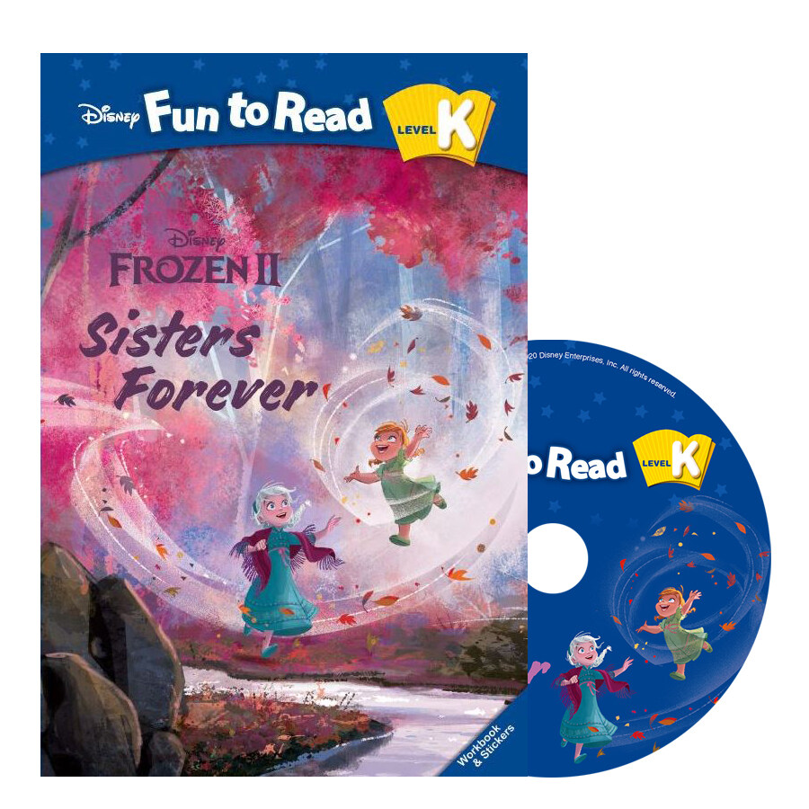 Disney Fun to Read Set K-11 : Sisters Forever (겨울왕국 2) (Paperback + Workbook + Audio CD + Sticker)