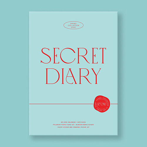 [캘린더] 아이즈원 - SECRET DIARY (CALENDAR PACKAGE)